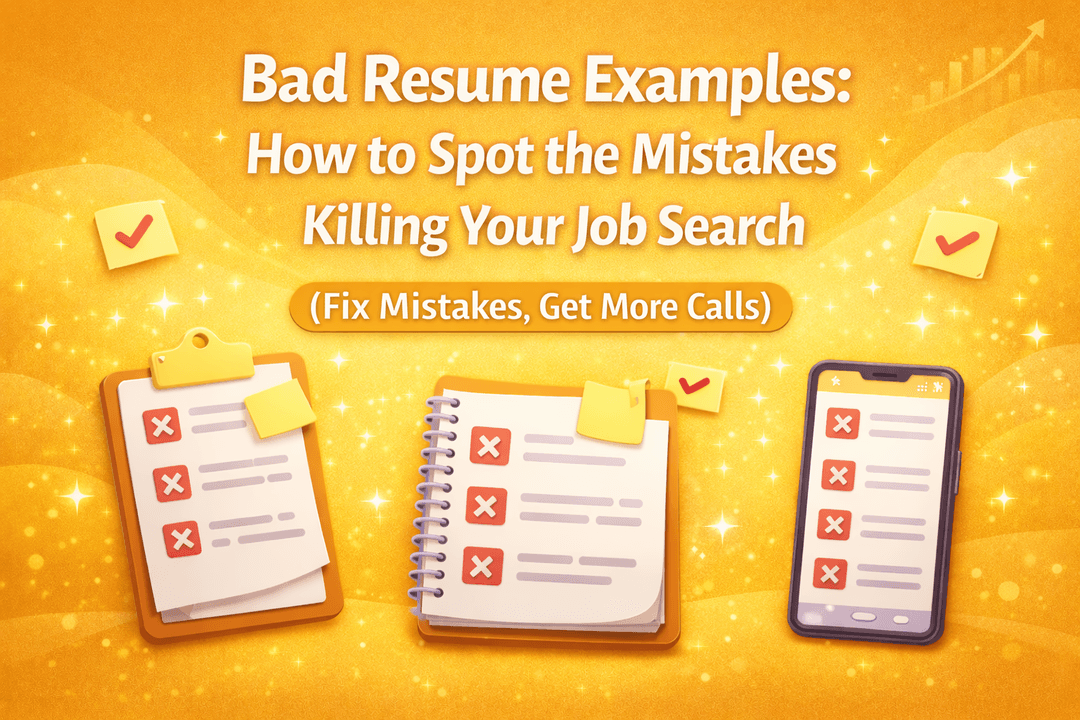 Bad Resume Examples: 11 Mistakes to Avoid in 2026